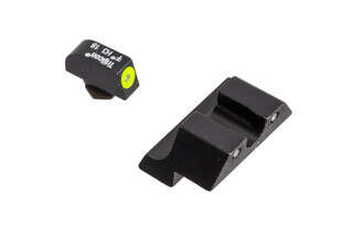 Trijicon HD Night Sights for large caliber Glock handguns offer a hi-vis front sight with blacked out rear for instant sight acquisition